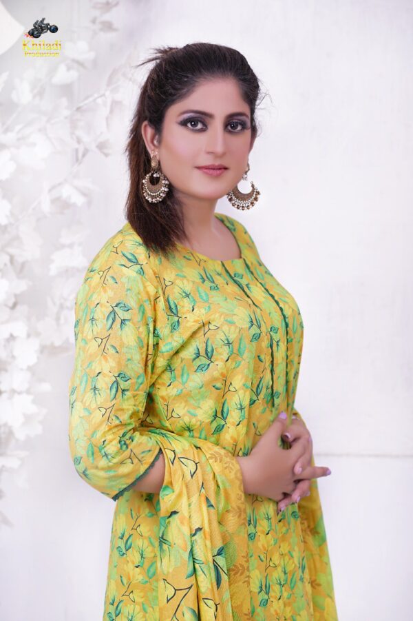 EGD-10  Ready to wear 3pc Lawn Dress - Image 2