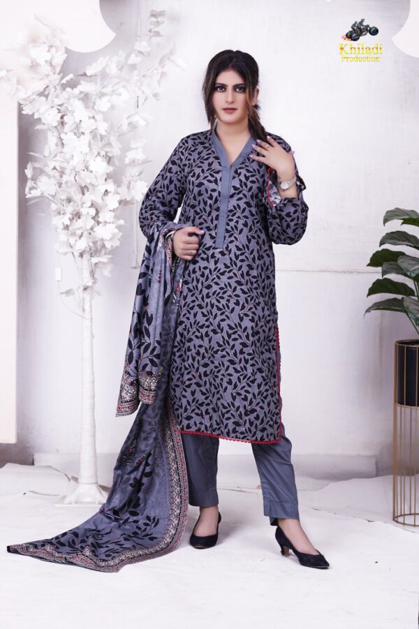 EGD-12 Same Print Digital Ready to Wear 3pc Lawn