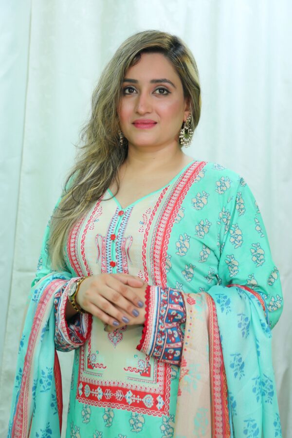 EGS-05  Ready to Wear 3pc Lawn Dress - Image 2