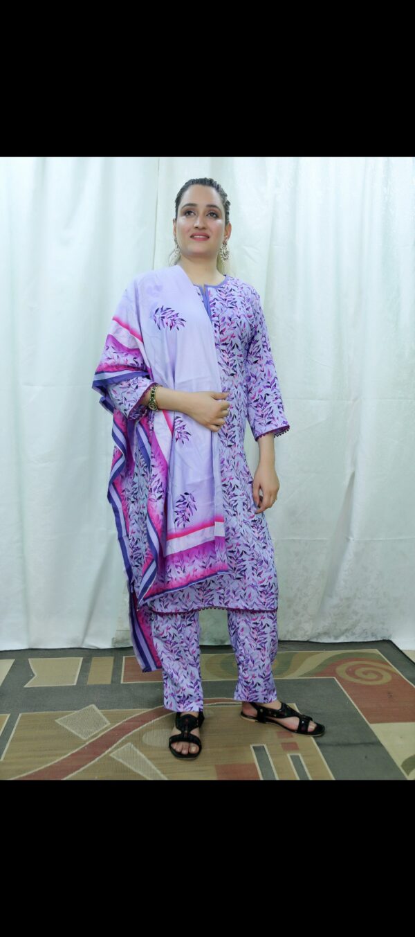 EGD-14 Same Print Digital Ready to Wear 3pc Lawn
