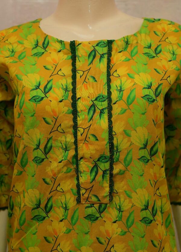 EGD-10  Ready to wear 3pc Lawn Dress - Image 5
