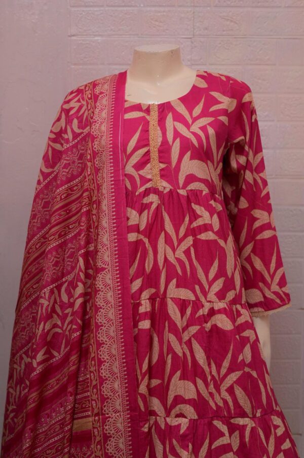 EGD-15 Digital Printed Pink Maxy Ready to Wear 2pc Lawn Dress - Image 3