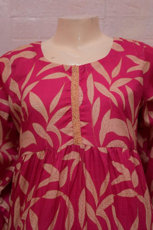 EGD-15 Digital Printed Pink Maxy Ready to Wear 2pc Lawn Dress - Image 2