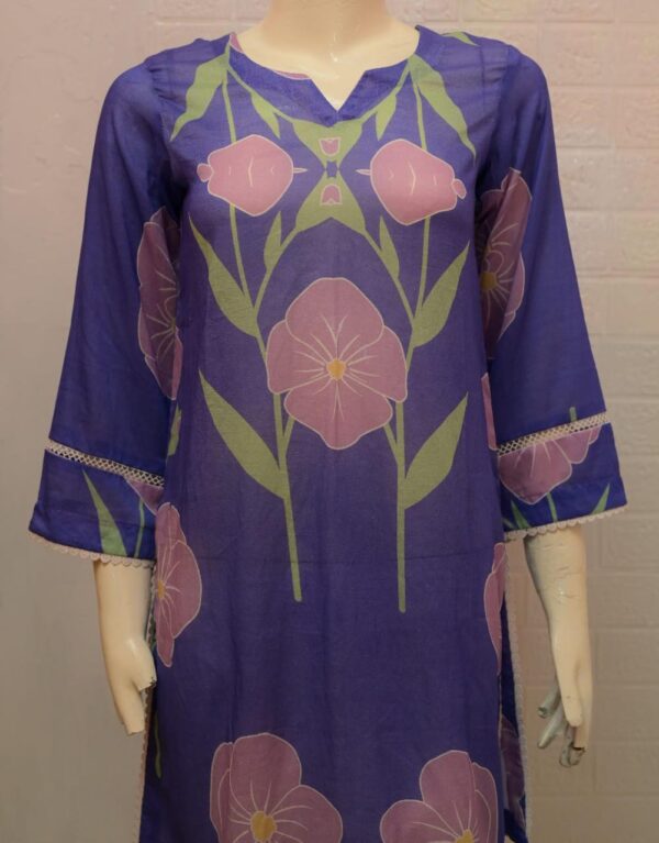 EGS-19 Ready to Wear 1pc Lawn Kurti - Image 3