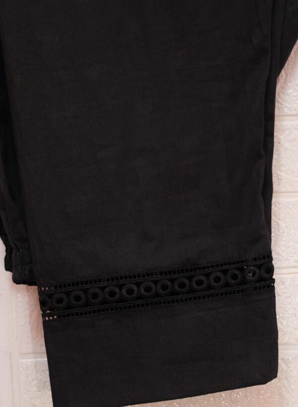 EGTB-02 Ready to Wear Self Jacquard Cotton Trouser - Image 3